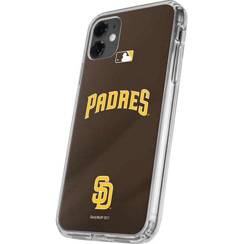 MLB San Diego Padres Alternate Jersey iPhone 11 Clear Case