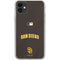 MLB San Diego Padres Alternate Jersey iPhone 11 Clear Case