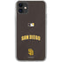 MLB San Diego Padres Alternate Jersey iPhone 11 Clear Case