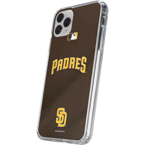 MLB San Diego Padres Alternate Jersey iPhone 11 Pro Clear Case