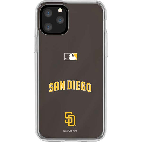 MLB San Diego Padres Alternate Jersey iPhone 11 Pro Clear Case