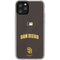 MLB San Diego Padres Alternate Jersey iPhone 11 Pro Clear Case