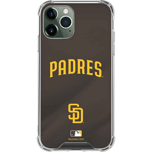 MLB San Diego Padres Alternate Jersey iPhone 11 Pro Max Clear Case