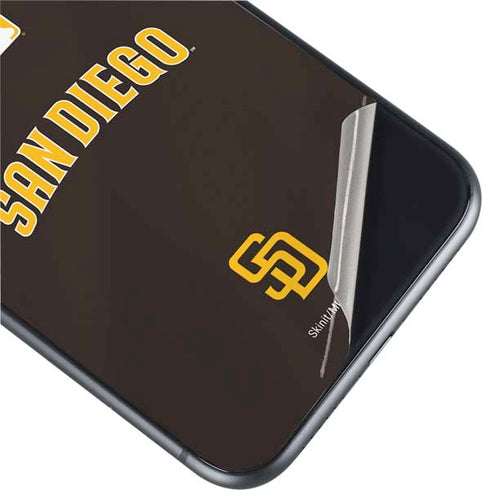 MLB San Diego Padres Alternate Jersey iPhone 11 Skin