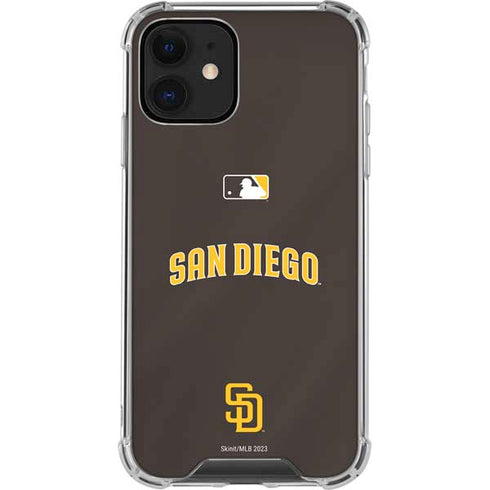 MLB San Diego Padres Alternate Jersey iPhone 12 Clear Case