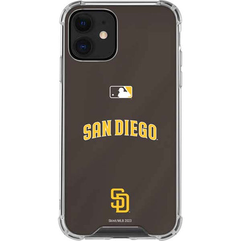 MLB San Diego Padres Alternate Jersey iPhone 12 Mini Clear Case