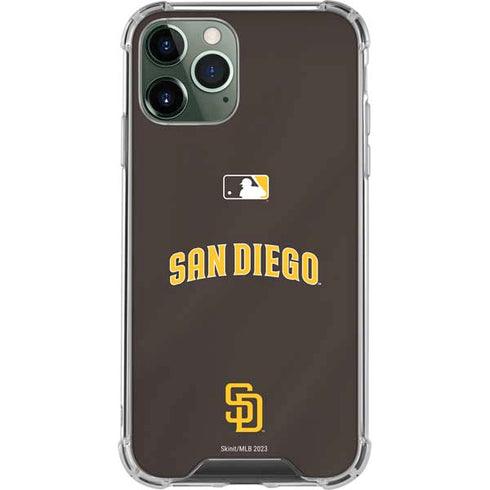 MLB San Diego Padres Alternate Jersey iPhone 12 Pro Clear Case