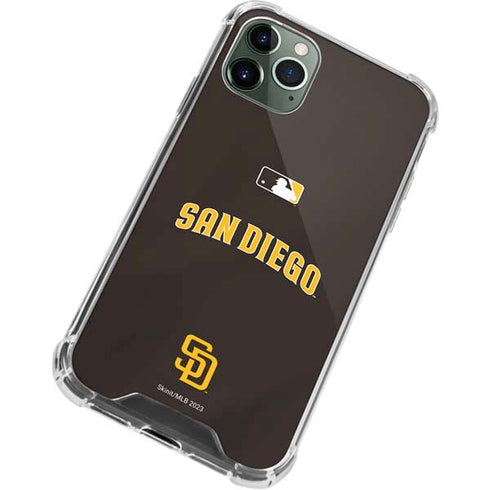MLB San Diego Padres Alternate Jersey iPhone 12 Pro Max Clear Case
