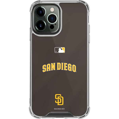 MLB San Diego Padres Alternate Jersey iPhone 13 Pro Max Clear Case