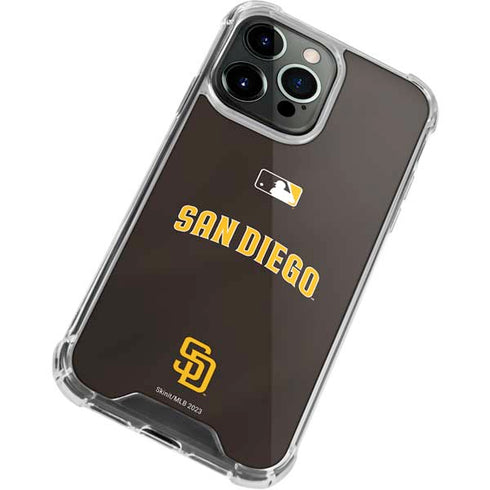 MLB San Diego Padres Alternate Jersey iPhone 13 Pro Max Clear Case