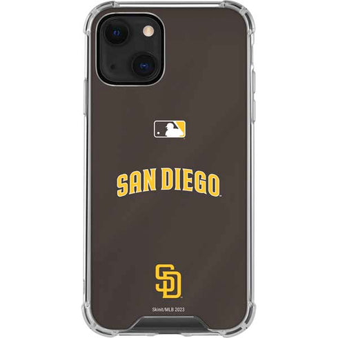MLB San Diego Padres Alternate Jersey iPhone 14 Plus Clear Case