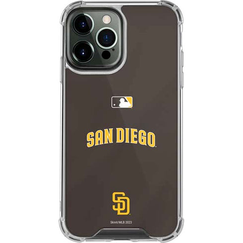 MLB San Diego Padres Alternate Jersey iPhone 15 Pro Max Clear Case