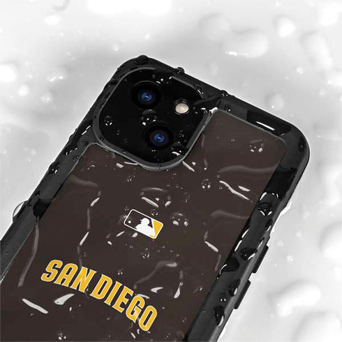 MLB San Diego Padres Alternate Jersey iPhone 15 Plus Waterproof Case
