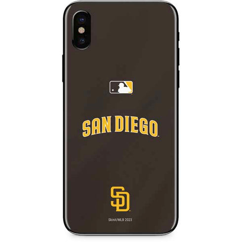 MLB San Diego Padres Alternate Jersey iPhone X Skin