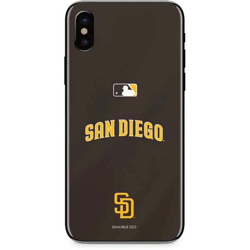 MLB San Diego Padres Alternate Jersey iPhone XS Max Skin