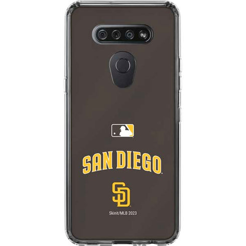 MLB San Diego Padres Alternate Jersey LG K51/Q51 Clear Case