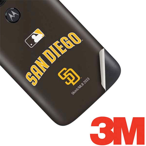MLB San Diego Padres Alternate Jersey Moto E5 Play Skin