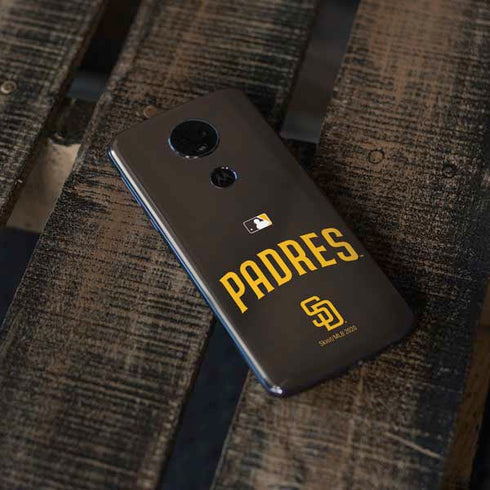 MLB San Diego Padres Alternate Jersey Moto E5 Plus Skin