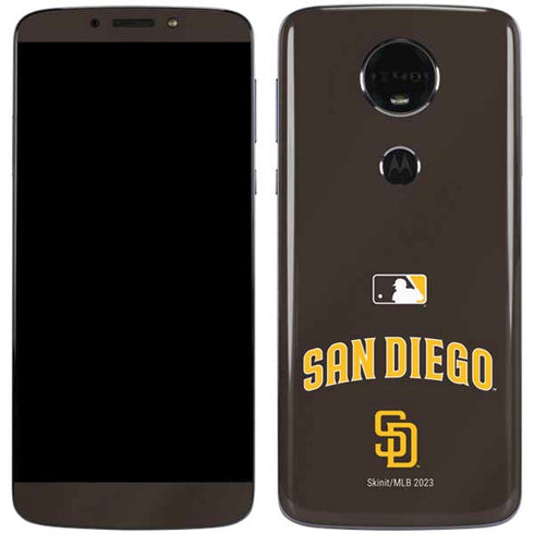 MLB San Diego Padres Alternate Jersey Moto E5 Plus Skin