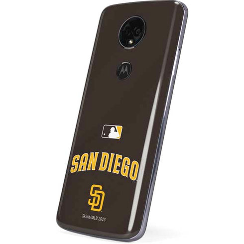 MLB San Diego Padres Alternate Jersey Moto E5 Plus Skin