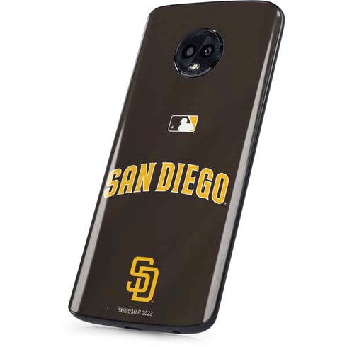 MLB San Diego Padres Alternate Jersey Moto G6 Skin