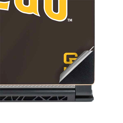 MLB San Diego Padres Alternate Jersey MSI GS65 Stealth Laptop Skin
