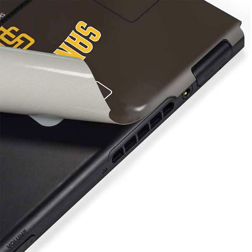 MLB San Diego Padres Alternate Jersey Nintendo Switch Bundle Skin