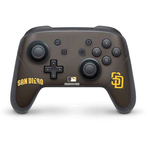 MLB San Diego Padres Alternate Jersey Nintendo Switch Pro Controller Skin