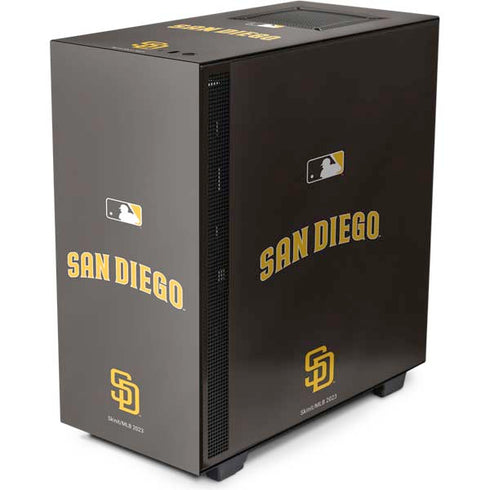 MLB San Diego Padres Alternate Jersey NZXT H510 Compact ATX Mid-Tower Case Skin