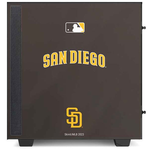 MLB San Diego Padres Alternate Jersey NZXT H510 Compact ATX Mid-Tower Case Skin