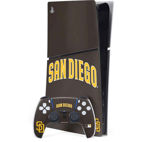 MLB San Diego Padres Alternate Jersey PS5 Slim Digital Edition Bundle Skin