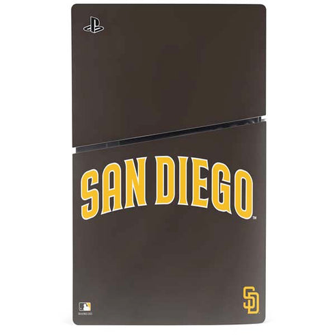 MLB San Diego Padres Alternate Jersey PS5 Slim Digital Edition Console Skin