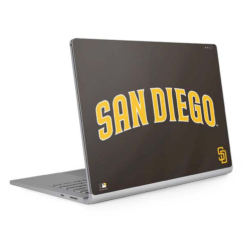 MLB San Diego Padres Alternate Jersey Surface Book 2 13.5in Skin