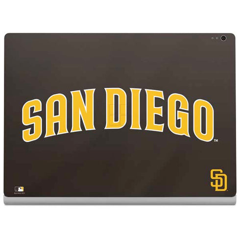 MLB San Diego Padres Alternate Jersey Surface Book 2 13.5in Skin