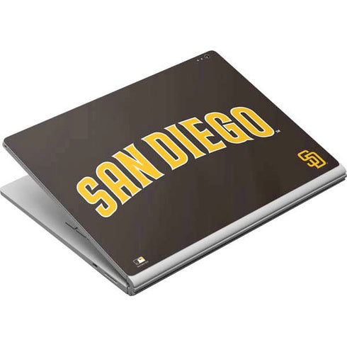 MLB San Diego Padres Alternate Jersey Surface Book Skin