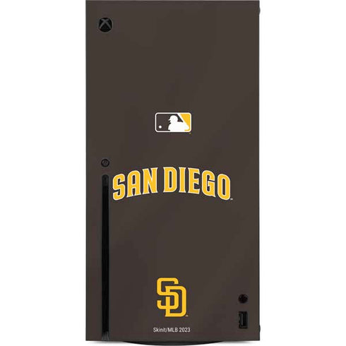 MLB San Diego Padres Alternate Jersey Xbox Series X Console Skin