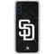 MLB San Diego Padres Dark Wash Galaxy A10e Clear Case