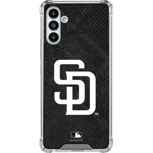 MLB San Diego Padres Dark Wash Galaxy A13 5G Clear Case