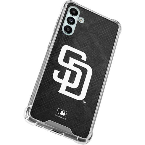 MLB San Diego Padres Dark Wash Galaxy A13 5G Clear Case