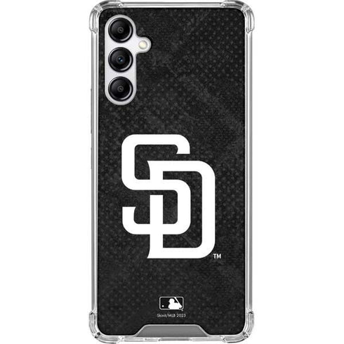 MLB San Diego Padres Dark Wash Galaxy A14 5G Clear Case