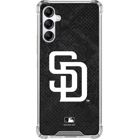 MLB San Diego Padres Dark Wash Galaxy A15 5G Clear Case