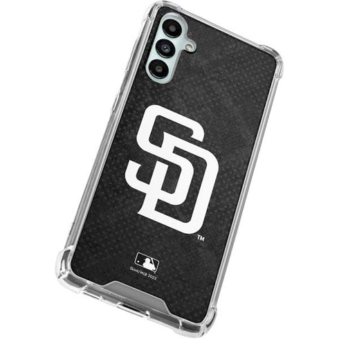 MLB San Diego Padres Dark Wash Galaxy A15 5G Clear Case