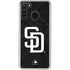 MLB San Diego Padres Dark Wash Galaxy A21 Clear Case