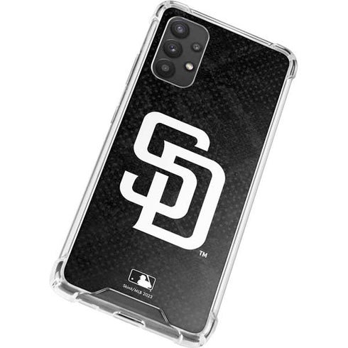 MLB San Diego Padres Dark Wash Galaxy A32 5G Clear Case