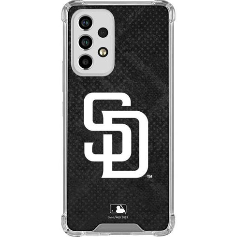 MLB San Diego Padres Dark Wash Galaxy A33 5G Clear Case