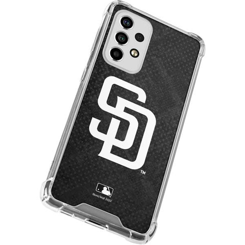 MLB San Diego Padres Dark Wash Galaxy A33 5G Clear Case