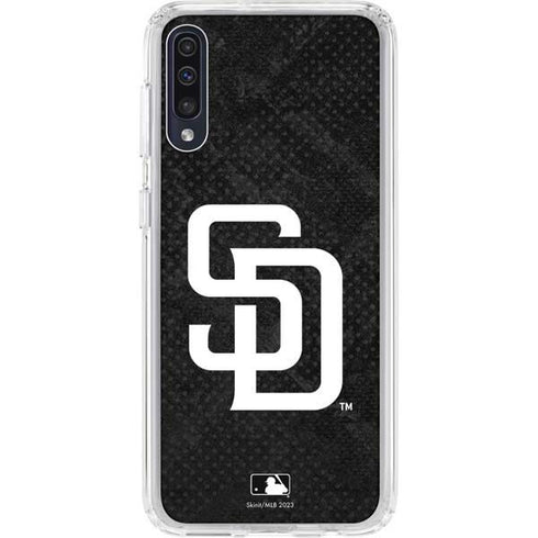 MLB San Diego Padres Dark Wash Galaxy A50 Clear Case