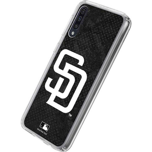 MLB San Diego Padres Dark Wash Galaxy A50 Clear Case