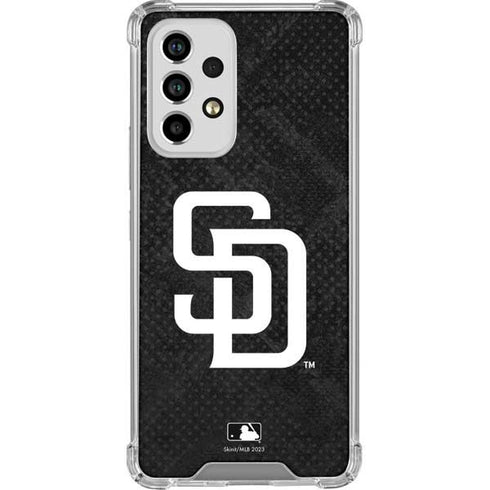 MLB San Diego Padres Dark Wash Galaxy A53 5G Clear Case