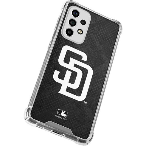 MLB San Diego Padres Dark Wash Galaxy A53 5G Clear Case